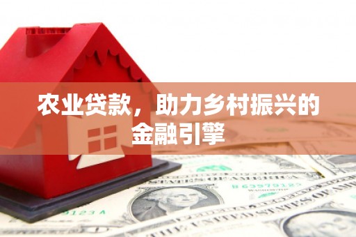 巩义农业贷款，助力乡村振兴的金融引擎