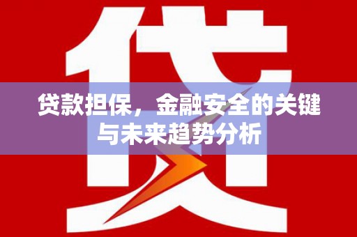 巩义贷款担保，金融安全的关键与未来趋势分析