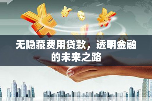 巩义无隐藏费用贷款，透明金融的未来之路