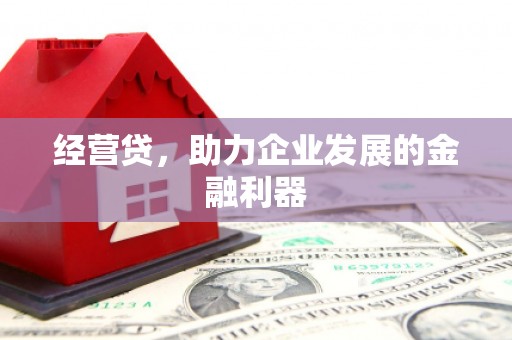 巩义经营贷，助力企业发展的金融利器