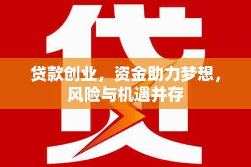 巩义贷款创业，资金助力梦想，风险与机遇并存