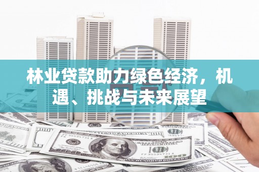 巩义林业贷款助力绿色经济，机遇、挑战与未来展望