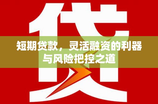 巩义短期贷款，灵活融资的利器与风险把控之道