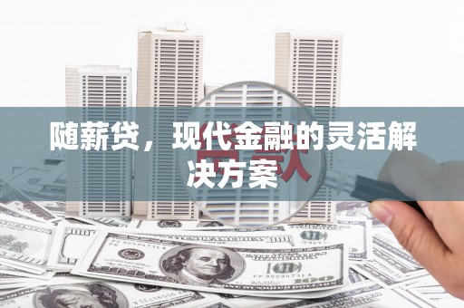 巩义随薪贷，现代金融的灵活解决方案