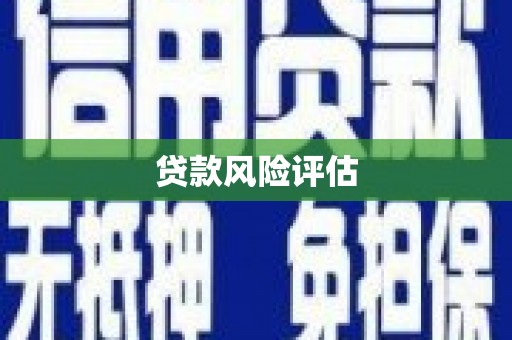 巩义贷款风险评估
