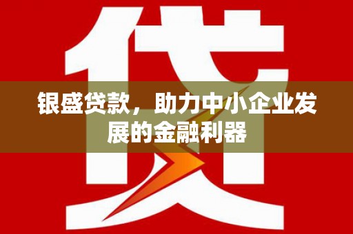 巩义银盛贷款，助力中小企业发展的金融利器