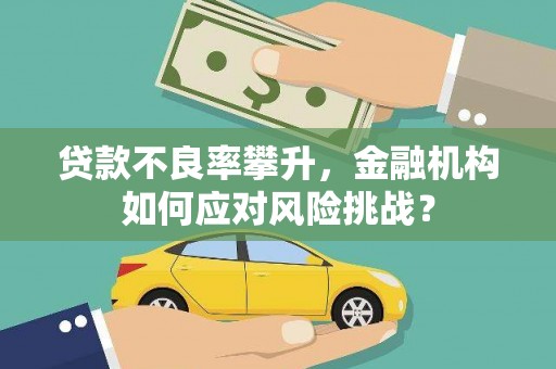 巩义贷款不良率攀升，金融机构如何应对风险挑战？