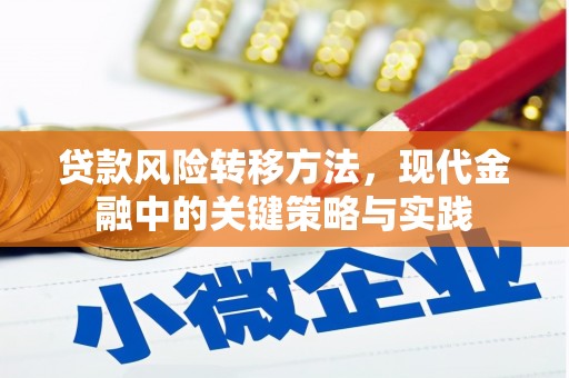 巩义贷款风险转移方法，现代金融中的关键策略与实践