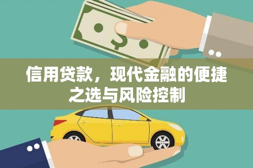 巩义信用贷款，现代金融的便捷之选与风险控制