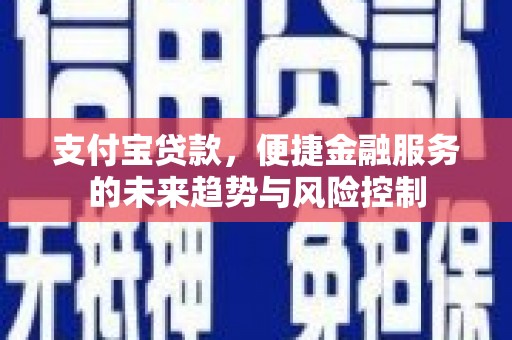 巩义支付宝贷款，便捷金融服务的未来趋势与风险控制