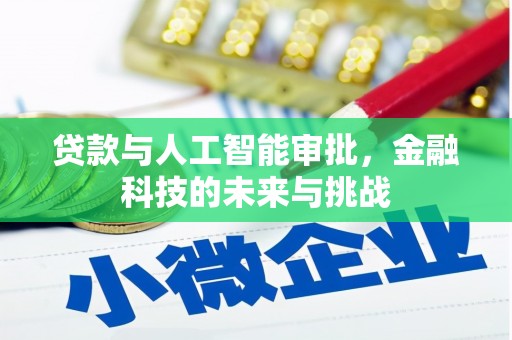巩义贷款与人工智能审批，金融科技的未来与挑战