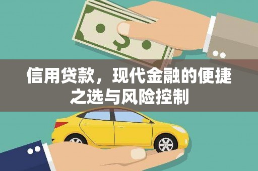 巩义信用贷款，现代金融的便捷之选与风险控制