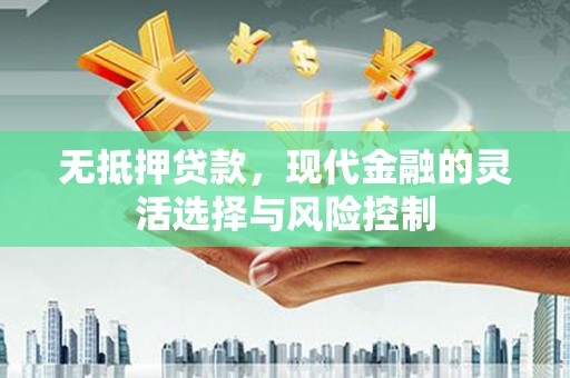 巩义无抵押贷款，现代金融的灵活选择与风险控制