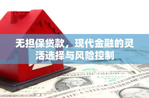 巩义无担保贷款，现代金融的灵活选择与风险控制