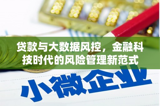 巩义贷款与大数据风控，金融科技时代的风险管理新范式