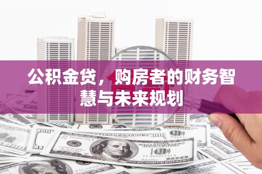 巩义公积金贷，购房者的财务智慧与未来规划