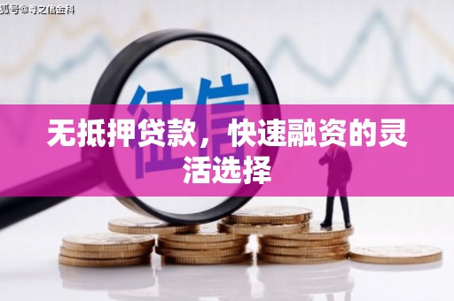 巩义无抵押贷款，快速融资的灵活选择