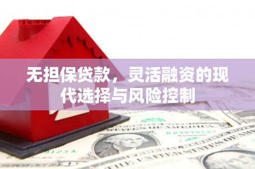巩义无担保贷款，灵活融资的现代选择与风险控制