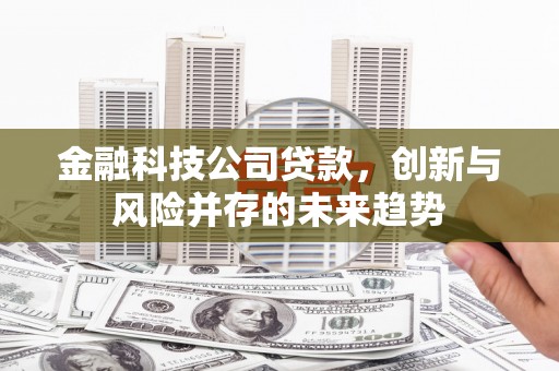巩义金融科技公司贷款，创新与风险并存的未来趋势