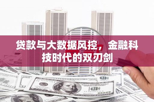 巩义贷款与大数据风控，金融科技时代的双刃剑