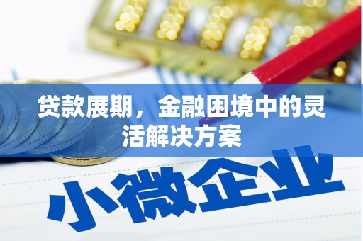 巩义贷款展期，金融困境中的灵活解决方案