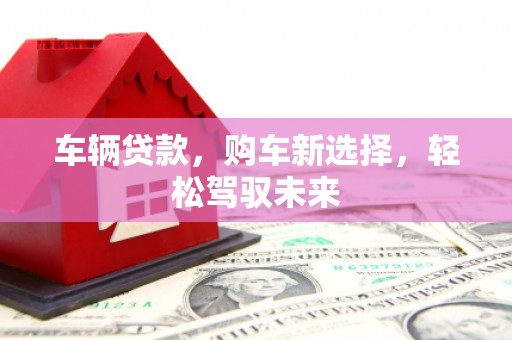 巩义车辆贷款，购车新选择，轻松驾驭未来