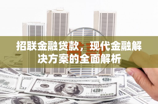 巩义招联金融贷款，现代金融解决方案的全面解析