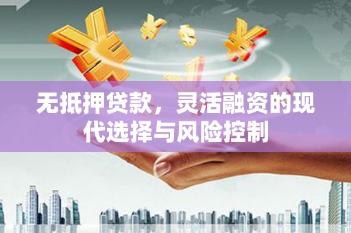 巩义无抵押贷款，灵活融资的现代选择与风险控制