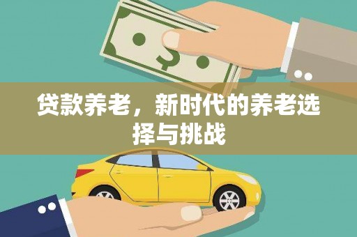 巩义贷款养老，新时代的养老选择与挑战