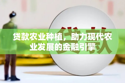 巩义贷款农业种植，助力现代农业发展的金融引擎