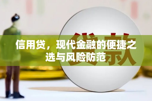 巩义信用贷，现代金融的便捷之选与风险防范