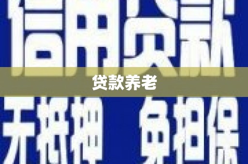巩义贷款养老