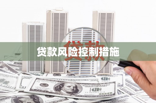 巩义贷款风险控制措施