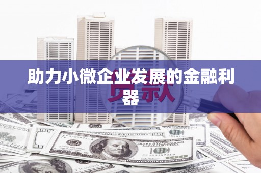 巩义助力小微企业发展的金融利器